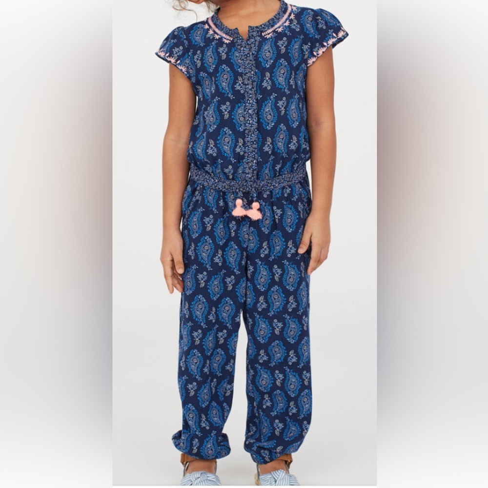 H&M girls jumpsuit size 9–10